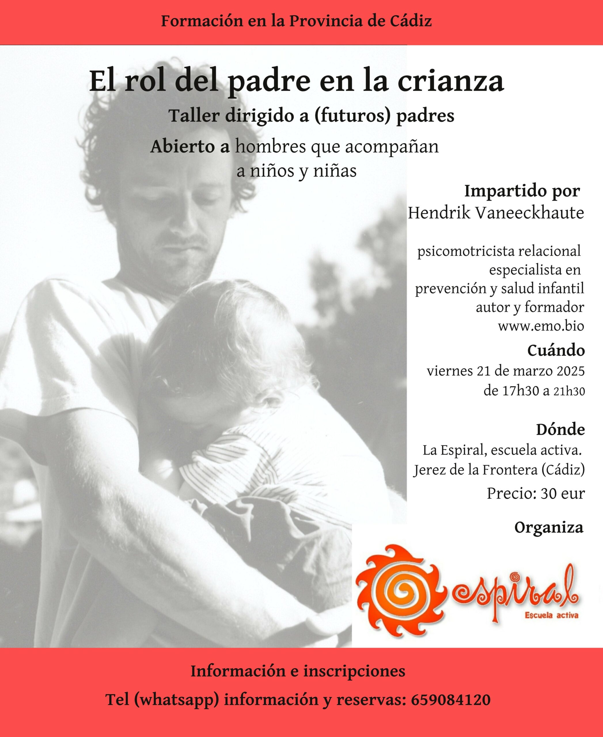 Taller para padres en Jerez de la Frontera